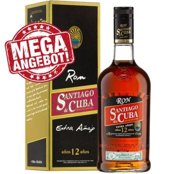 Rum Santiago de Cuba, 12 Jahre Extra Anejo, 0,7l - 40% vol.